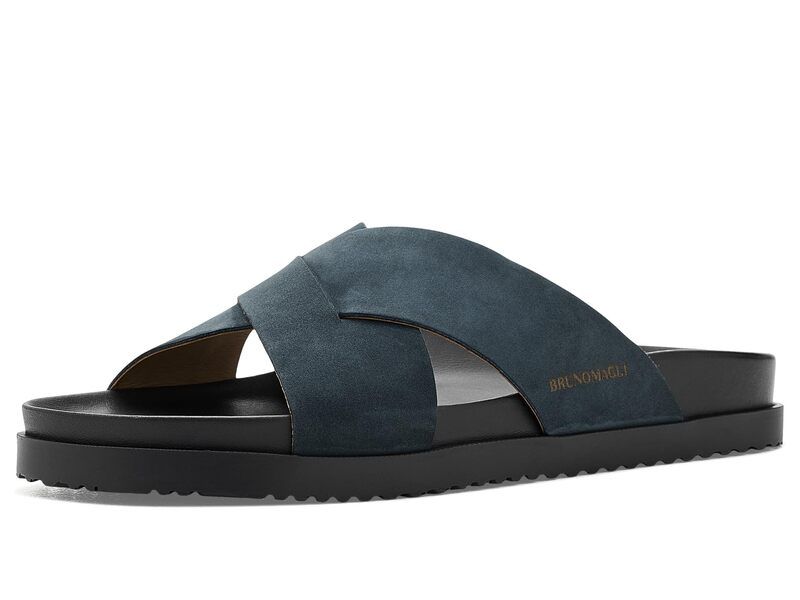ブルーノマグリ メンズ シューズ サンダル Bruno Magli Bolog navy Nubuck ネイビー