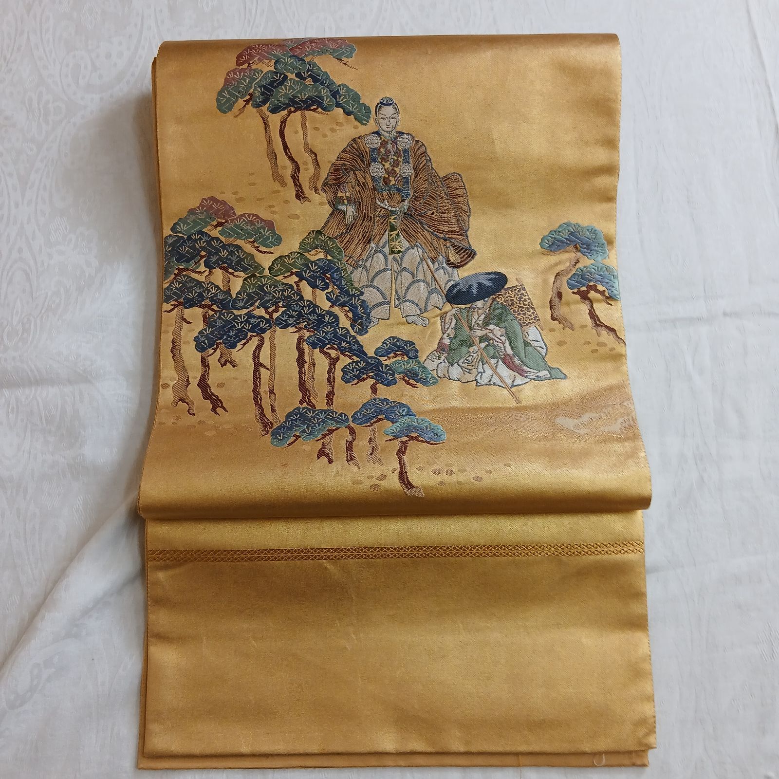 本金箔　袋帯　正絹　ろ31G08