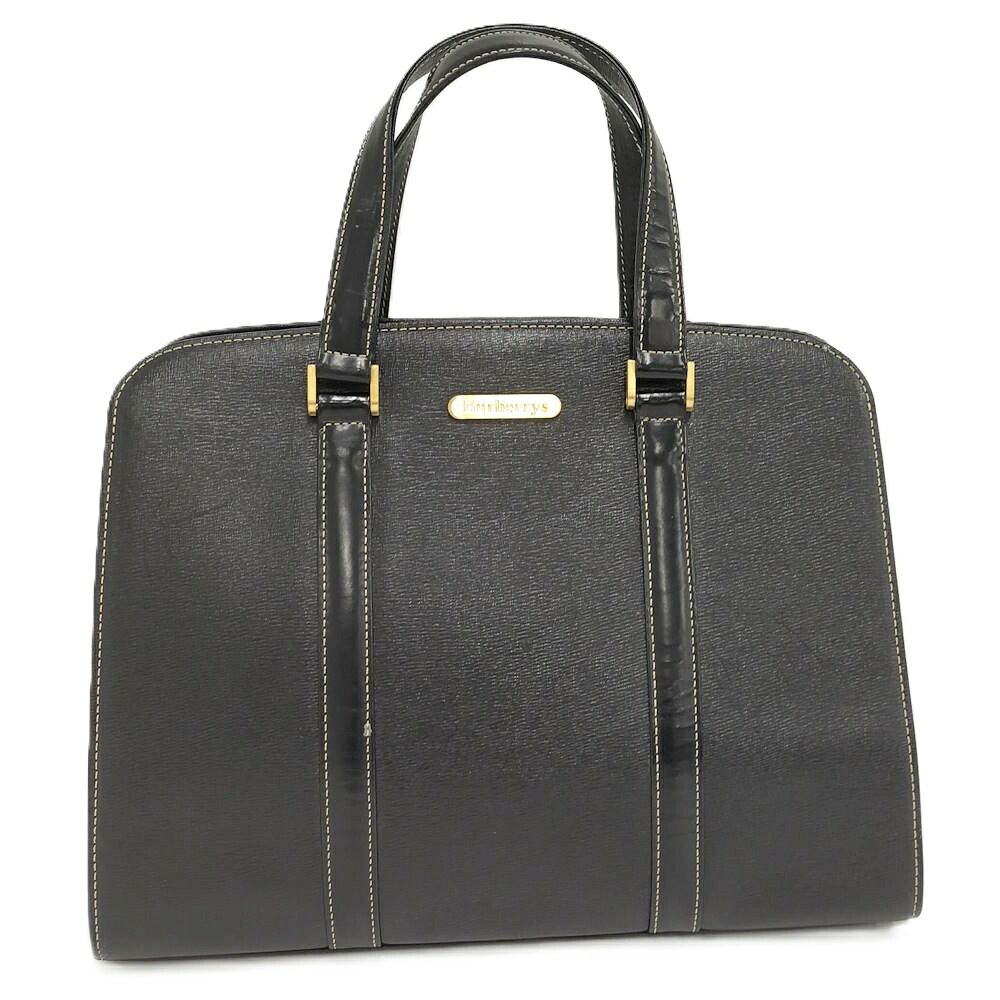 BURBERRY ハンドバッグ レザー ブラック 16,043円