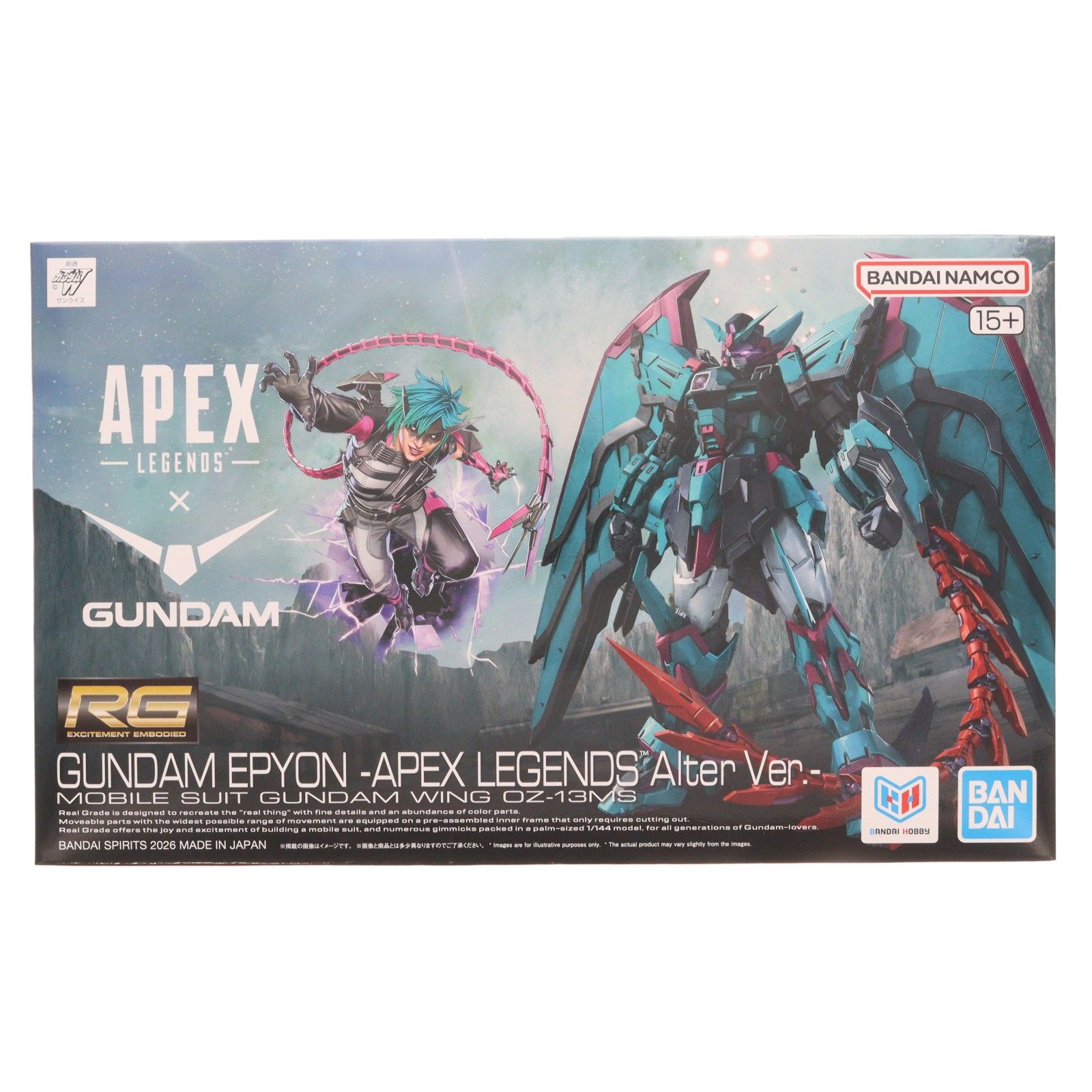RG 1/144 ガンダムエピオン -APEX LEGENDS(TM) オルター Ver.- 新機動戦記ガンダムW(ウイング) プラモデル Apex Legends Shop&プレミアムバンダイ限定 バンダイスピリッツ