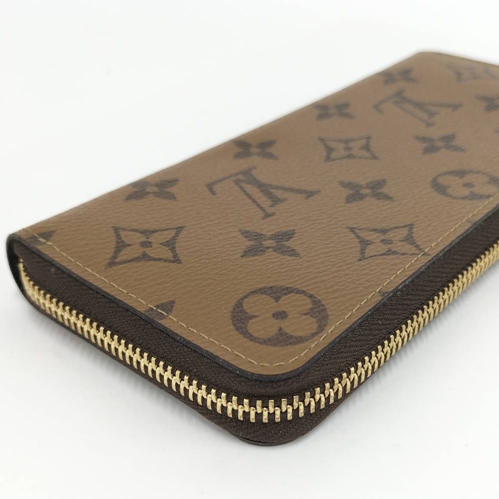 LOUIS VUITTON ラウンドファスナー長財布 ポルトフォイユ クレマンス モノグラムリバース M82336