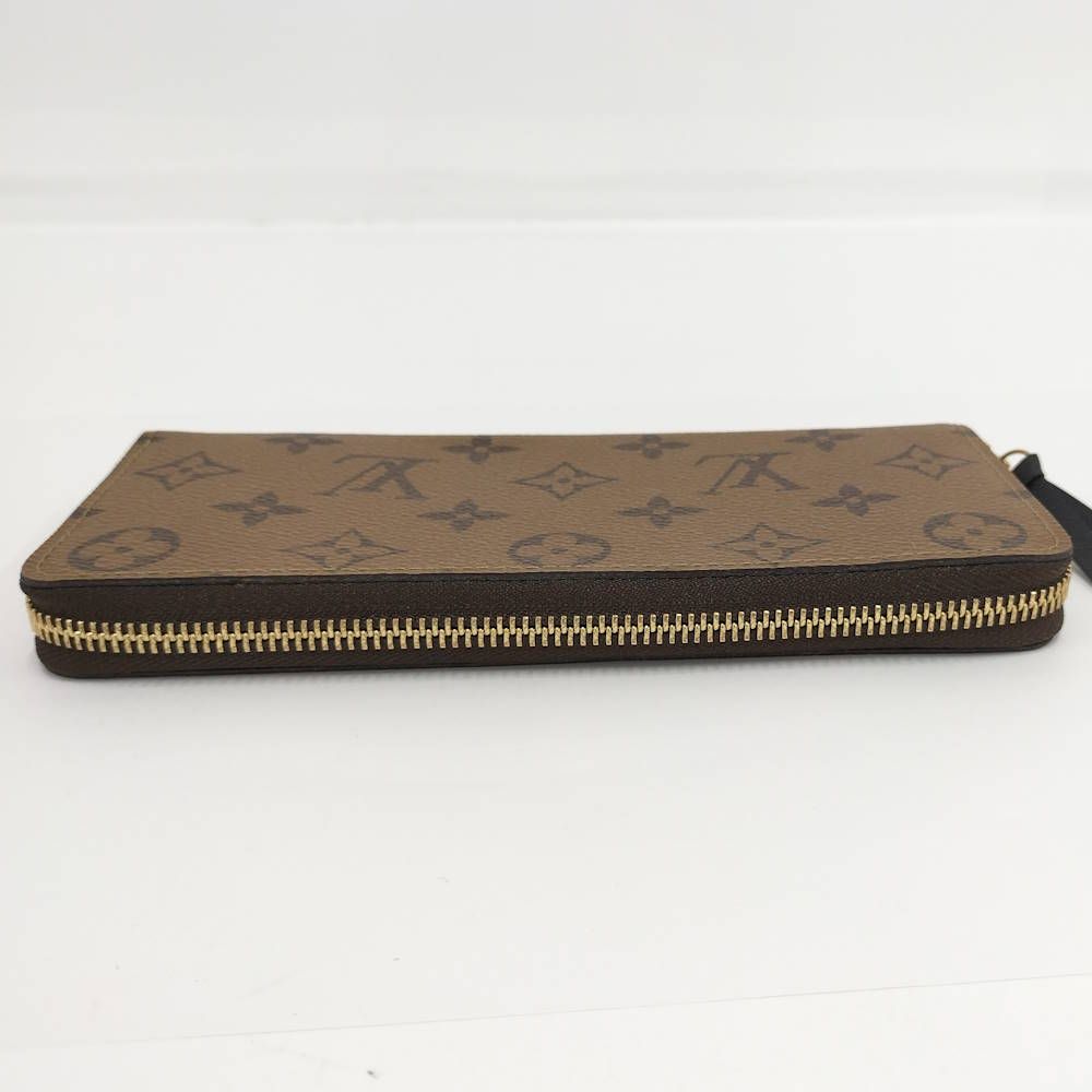 LOUIS VUITTON ラウンドファスナー長財布 ポルトフォイユ クレマンス モノグラムリバース M82336