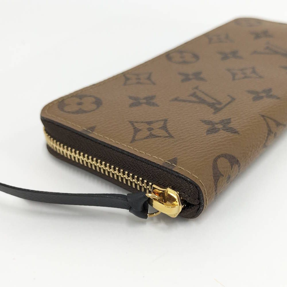 LOUIS VUITTON ラウンドファスナー長財布 ポルトフォイユ クレマンス モノグラムリバース M82336