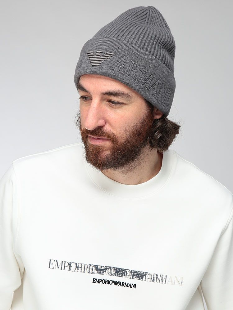 EMPORIO ARMANI (エンポリオアルマーニ) メンズ ニットキャップ
