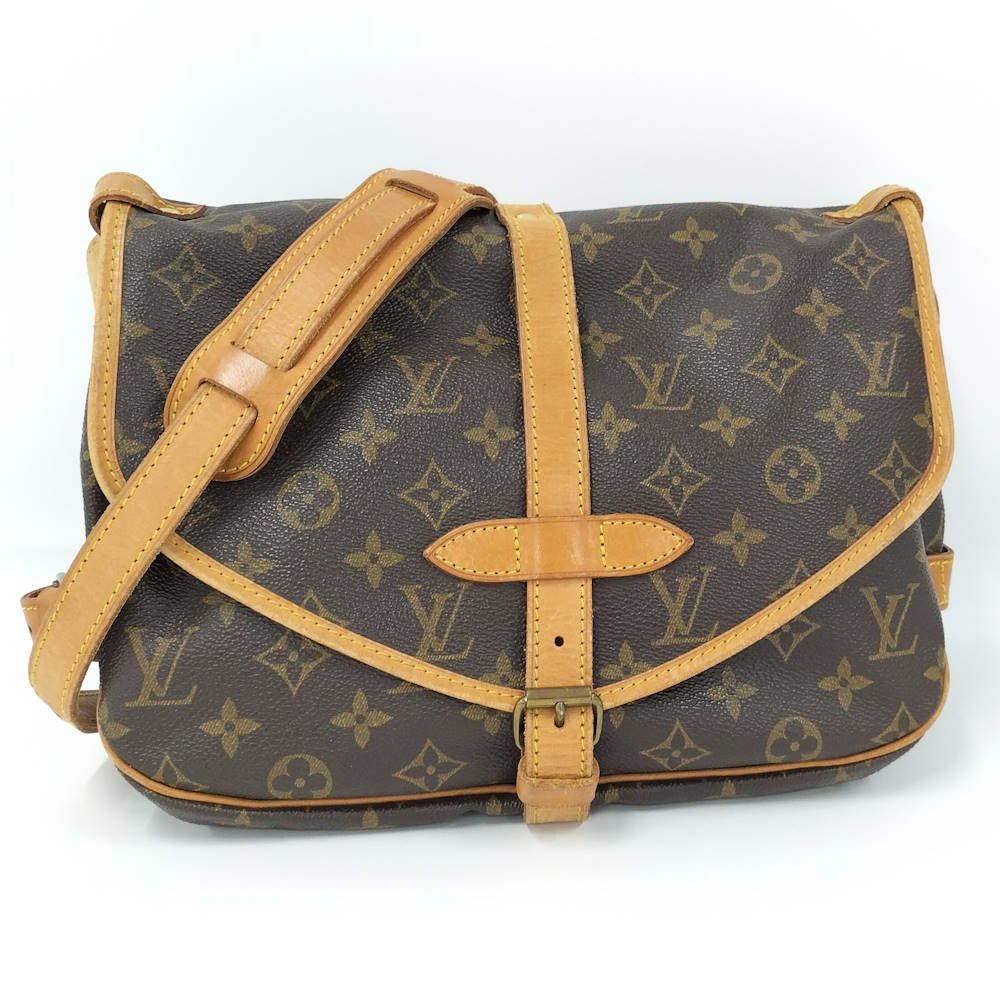 LOUIS VUITTON ソミュール30 ショルダーバッグ モノグラム M42256