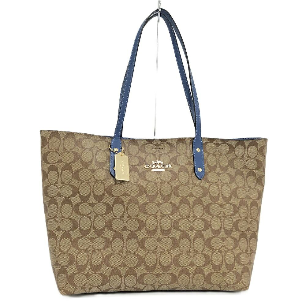 COACH シグネチャータウントート 76636