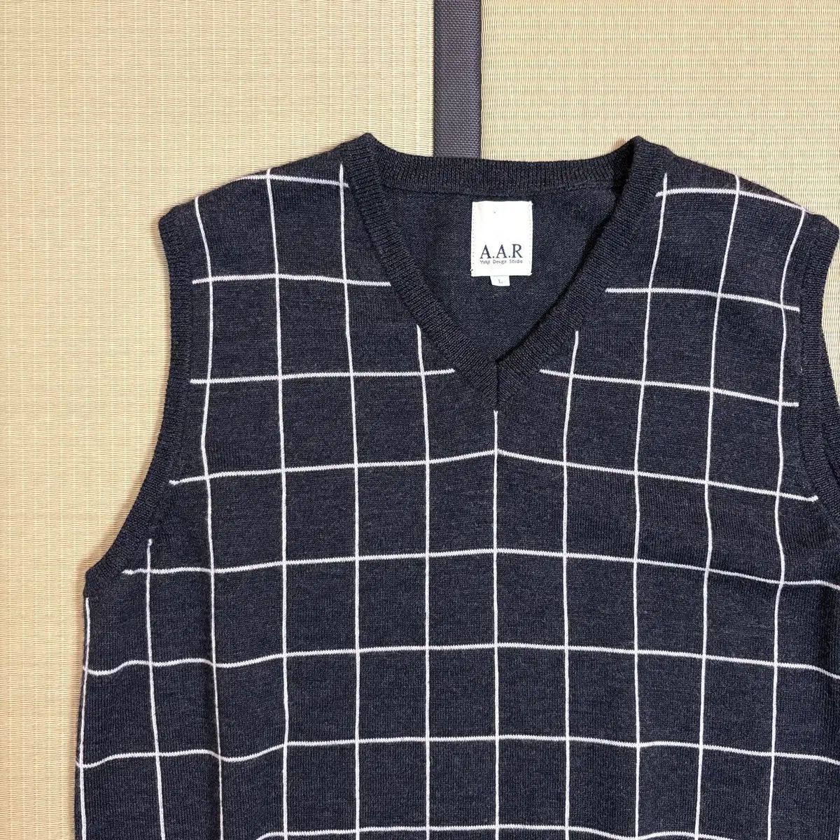 YOHJI YAMAMOTO ヨウジヤマモト AAR ウインドウ CHECK ウール ニート BEST