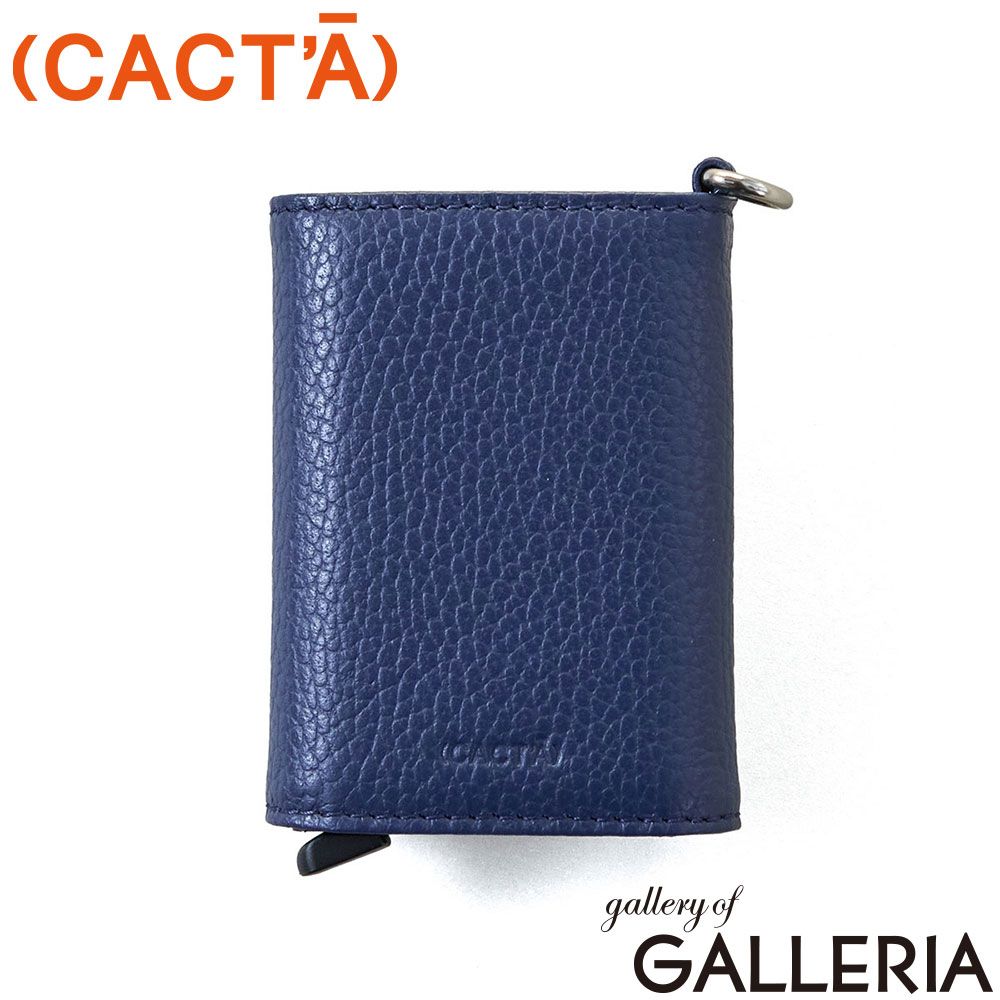 カクタ 三つ折り財布 財布 メンズ レディース 革 (CACT'A) ブランド コンパクト 本革 牛革 レザー 三つ折り RFID おしゃれ スライド FIMAT 2040 NAVY 10,989円