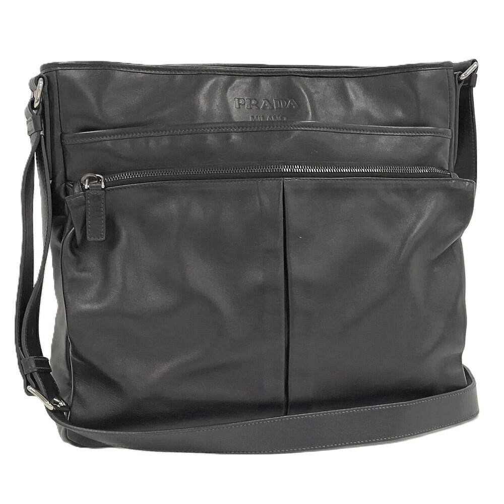 PRADA ショルダーバッグ レザー ブラック 59,388円