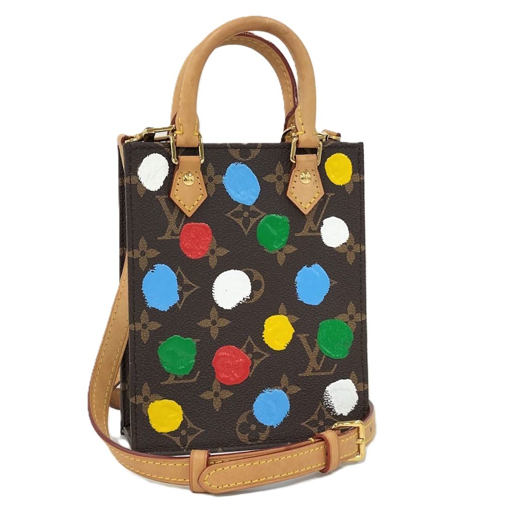 LOUIS VUITTON モノググラム プティット サックプラ 2WAYミニハンドバッグ 草間彌生 M81867 135,140円