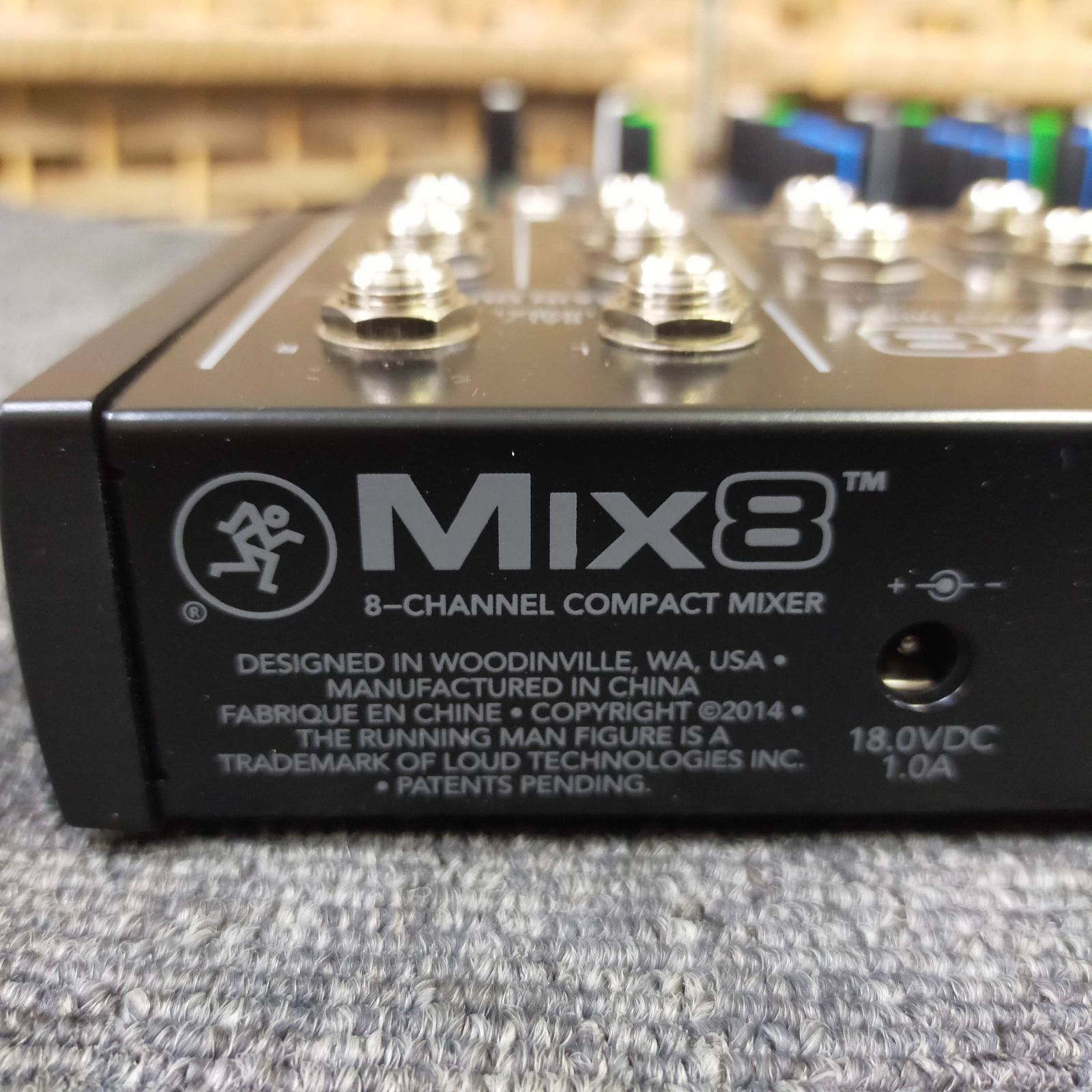MACKIE Mix8 8チャンネル コンパクトミキサー 元箱・説明書・AC 