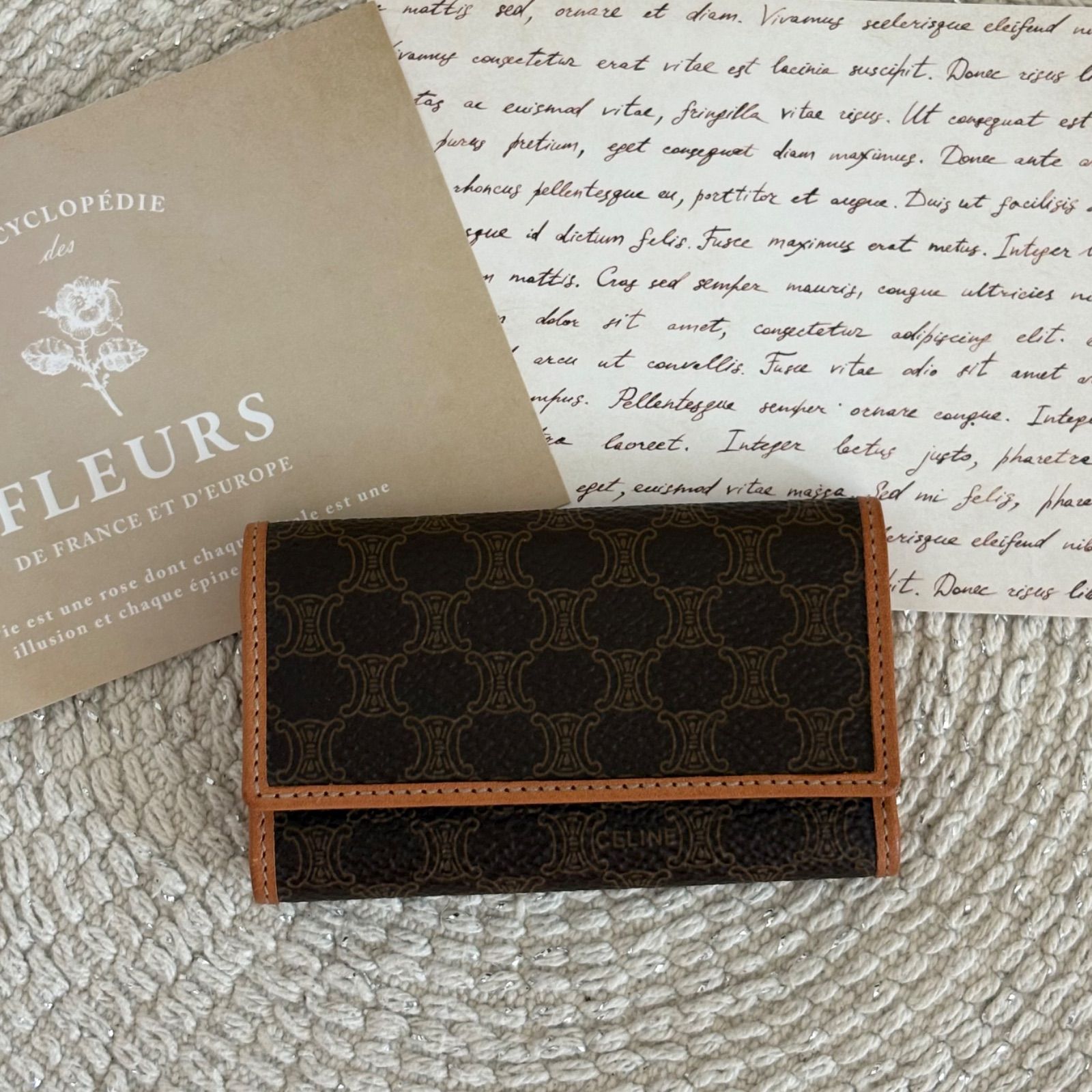 3つ折り財布 楽天市場 美品 財布 GUCCI 272 マーモント グッチ