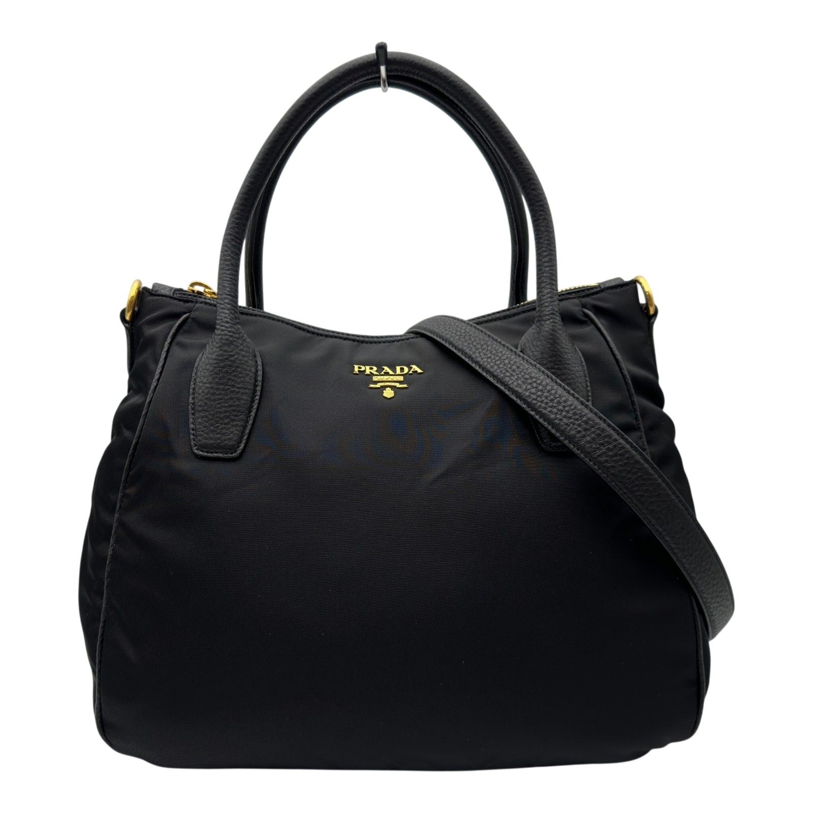 プラダ PRADA ナイロン 2WAYバッグ BR4992 ブラック ナイロン レディース ショルダーバッグ