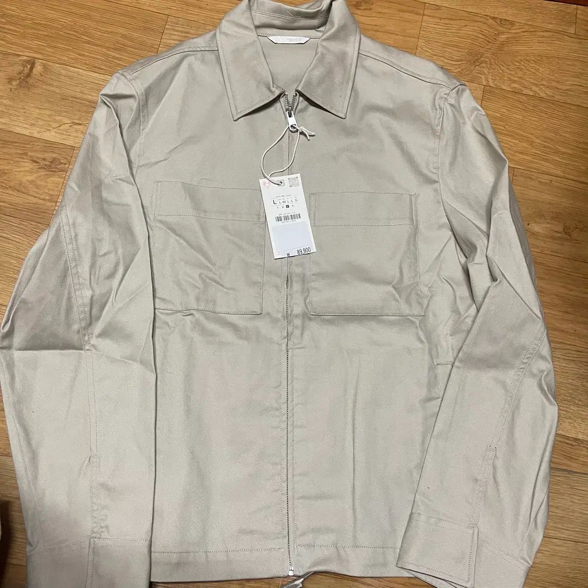 ZARA ザラ ポッケ デニムジャケット ベージュ XLサイズ（110サイズ）タグ付き新品 6,577円