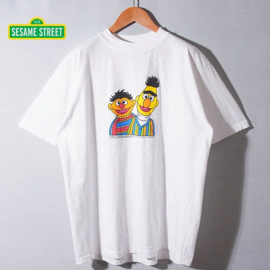 90s 1998年製 セサミストリート Tシャツ XL ホワイト ヴィンテージ US