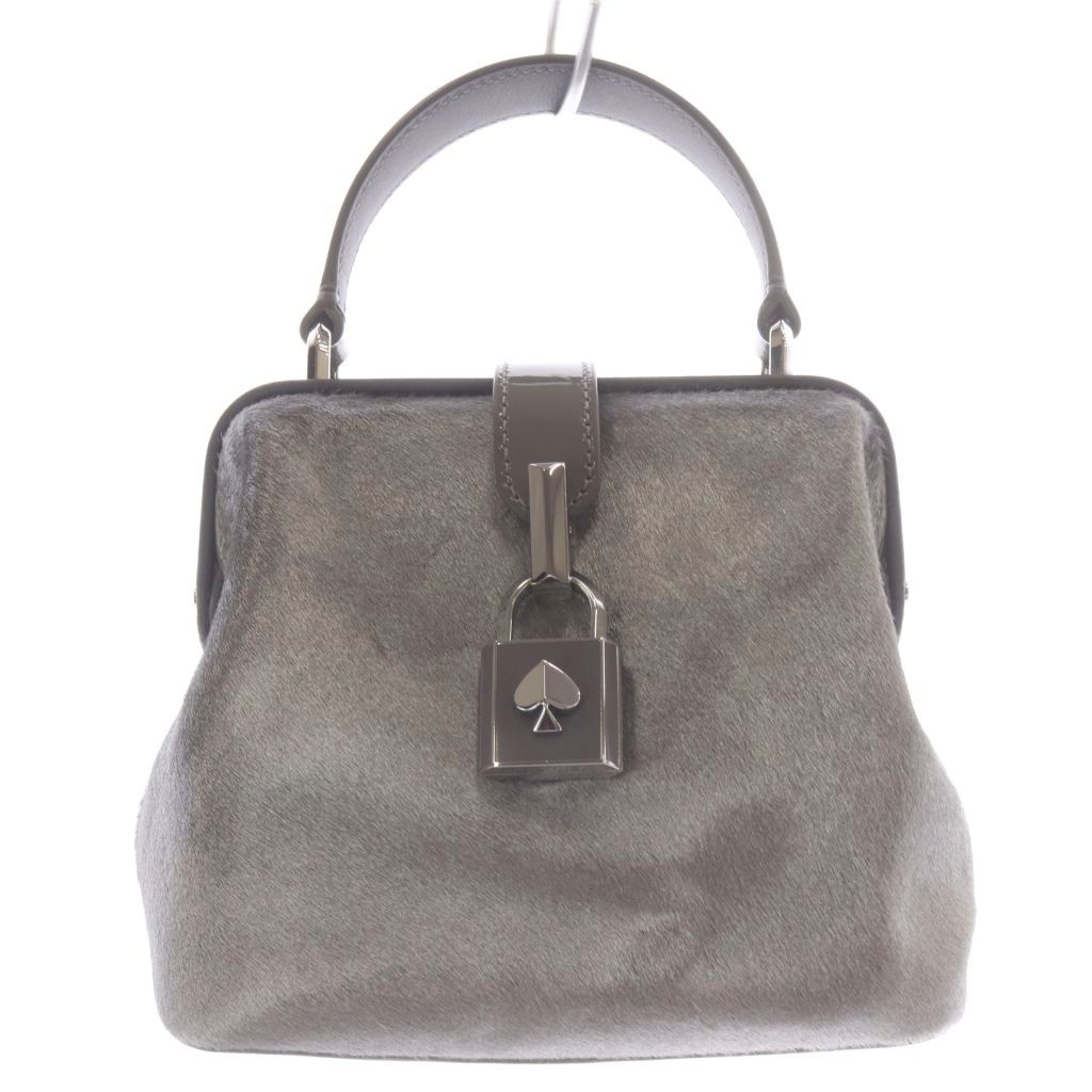 ケイトスペード KATE SPADE 2way ハンドバッグ ショルダーバッグ 切替 グレー