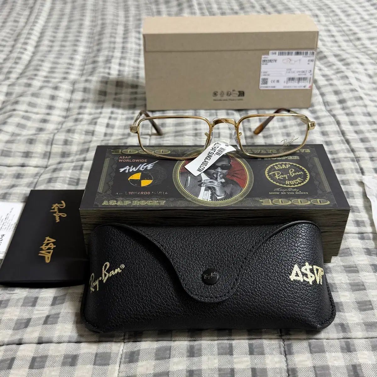 Ray-Ban レイバン X ASAP STAYDOM ラキ レイバン メガネ ゴールド