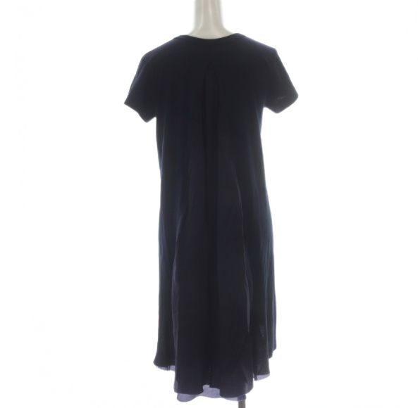 サカイ sacai 異素材切替Tワンピース ミモレ ロング 半袖 ワンカラー 1