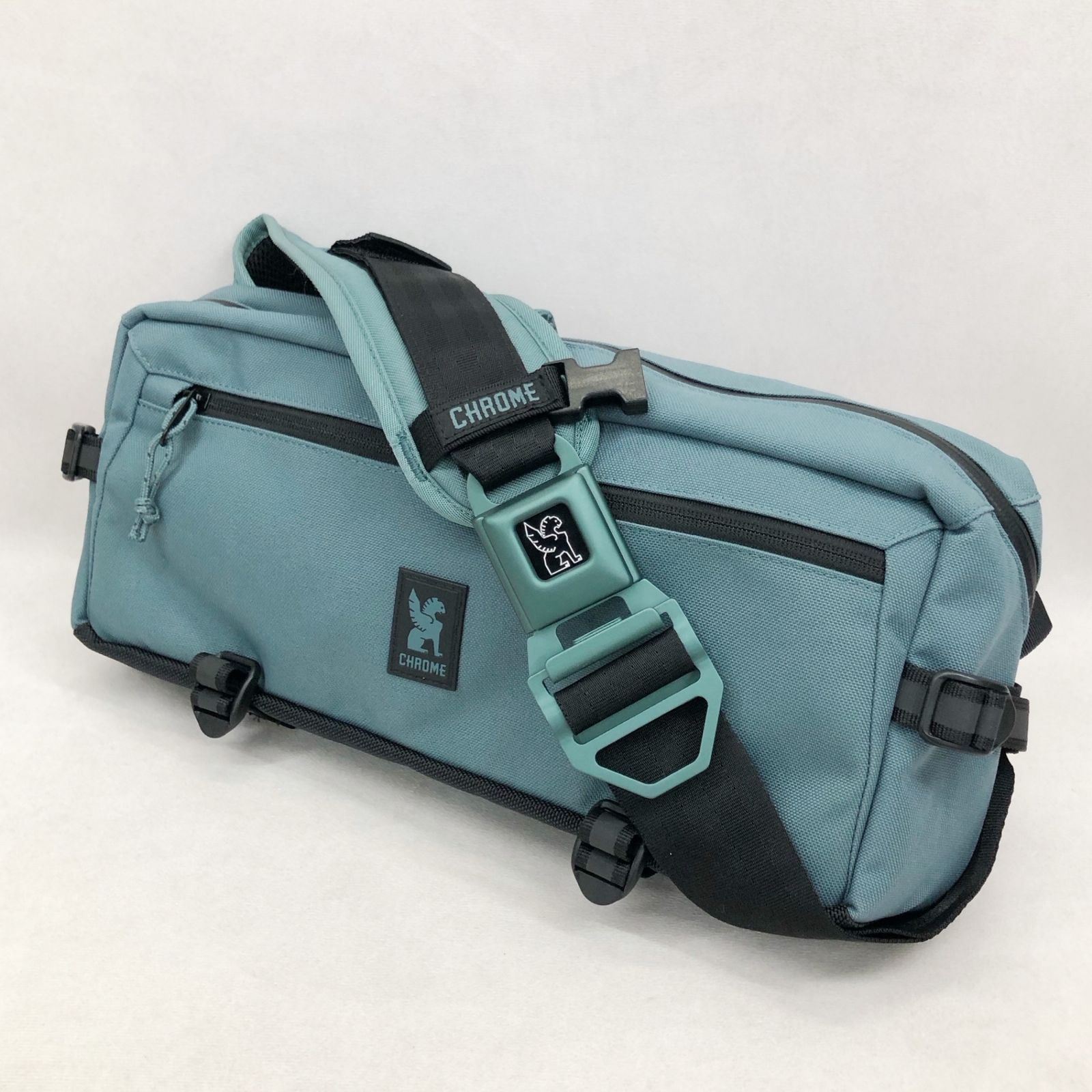 美品 CHROME KADET SLING BAG クローム カデット スリングバッグ BG-196-STLB STEEL BLUE スチール ブルー メンズ 219