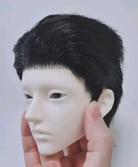 0bjd 75 旧官 HEAD ムーン HEAD 互換 小さい SD サイズ 銀髪 SET ウィッグ