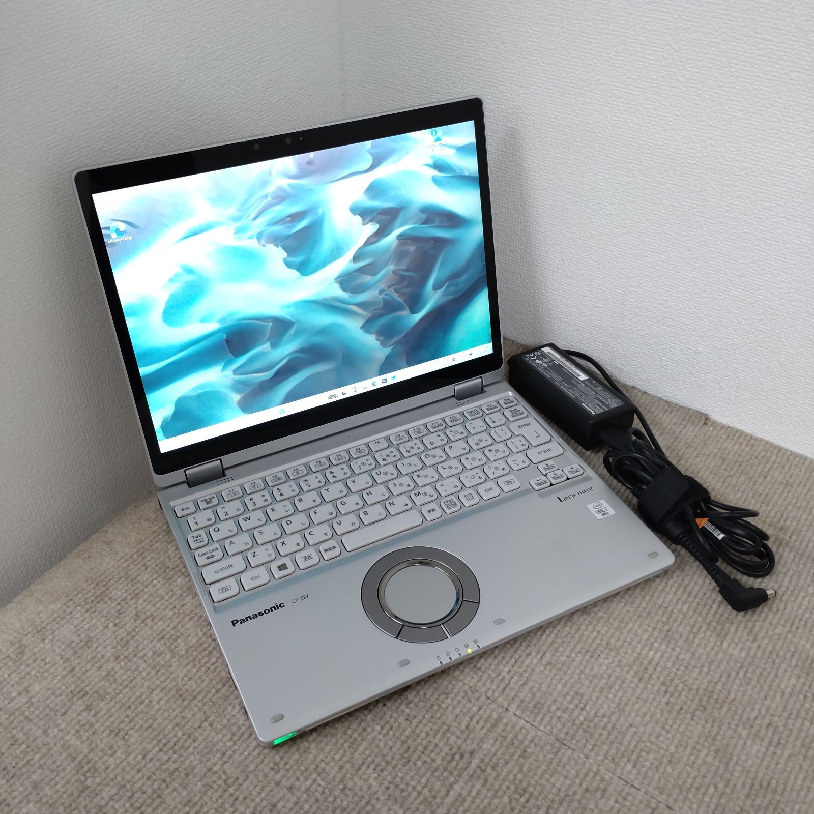 【送料無料】Panasonic CF-QV9 / 2in1タッチ / I7-10810U / 16GB / SSD512GB / Win11 / バッテリー良好 / LTE / カメラ内蔵 / 12型 / NB582