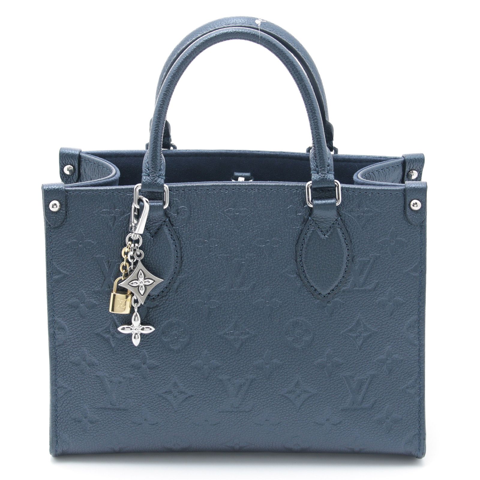 LOUIS VUITTON ルイ・ヴィトン オンザゴーPM モノグラム・アンプラント シマリーインク M27042 トートバッグ モノグラムアンプラント シマリーインク レディース【中古】433