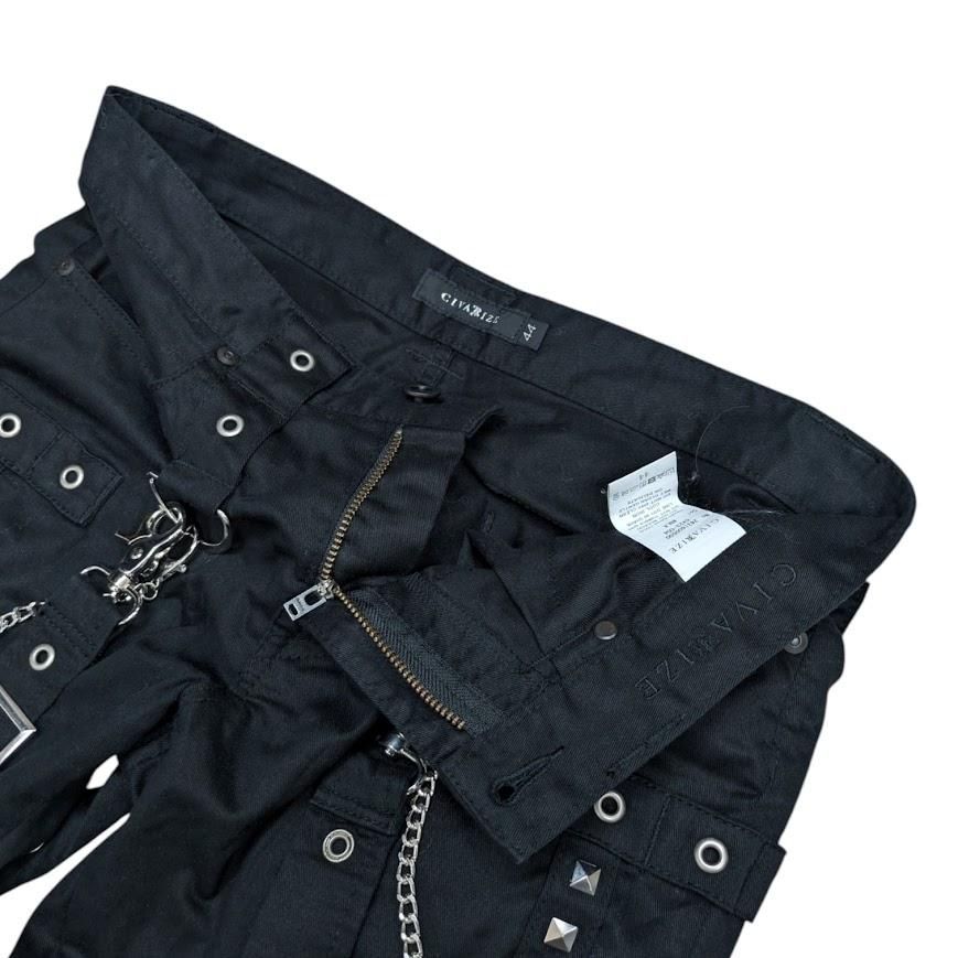 CIVARIZE シヴァーライズ サスペンダー付きボンテージスキニーカーゴ