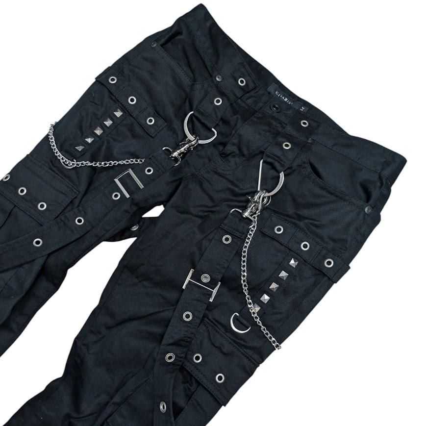 CIVARIZE シヴァーライズ サスペンダー付きボンテージスキニーカーゴ
