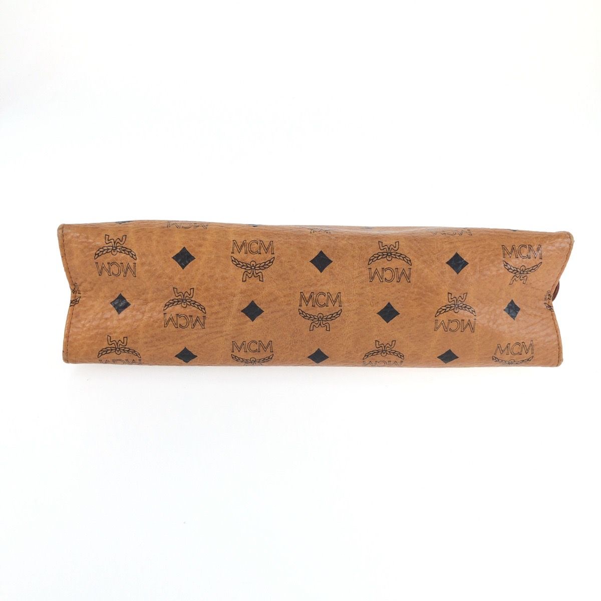 MCM エム シー エム ヴィセトス ブラウン ゴールド金具 レザー 07191