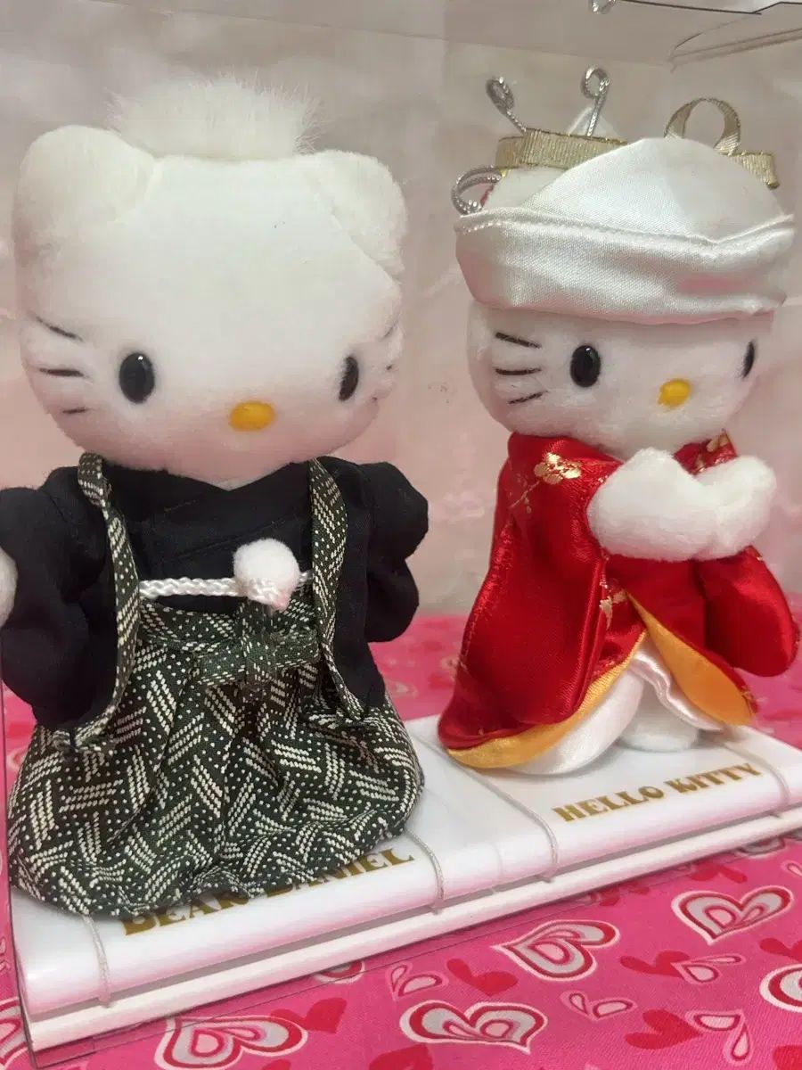 クラシック/レア) 1999 ハローキティ & ダニエル 結婚 フィギュア ぬいぐるみ