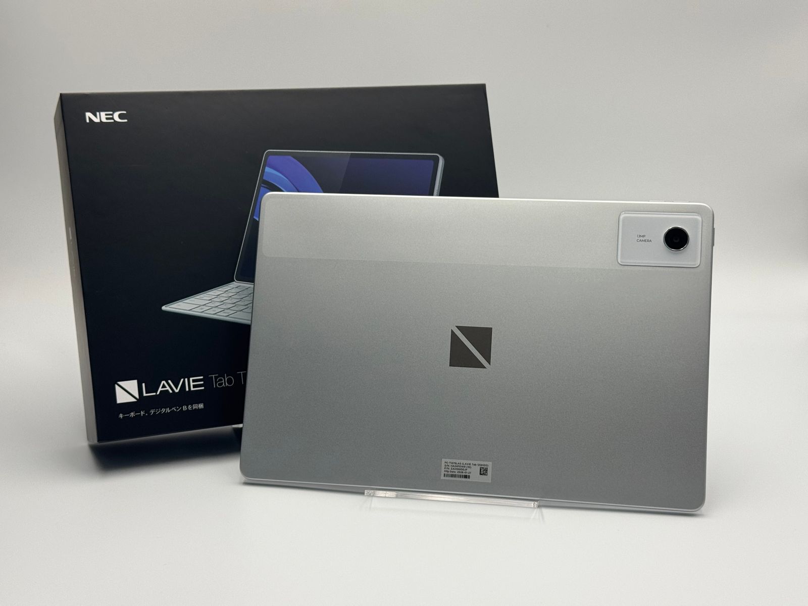 【箱付き中古C】LAVIE Tab T12 12QHD2 PC-T1275LAS クラウドグレー Wi-Fi SIMフリー 白ロム