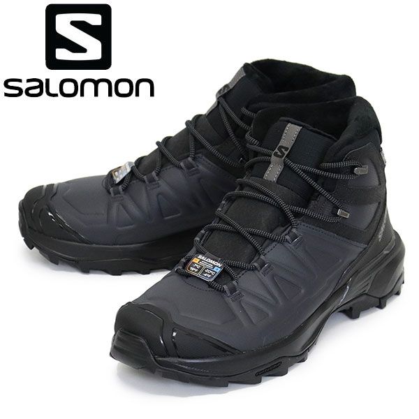 Salomon (サロモン) L47585600 X ULTRA SNOWPILOT WATERPROOF 男性用ウィンターブーツ Black / Phantom / Castlerock SL106 26.0cm
