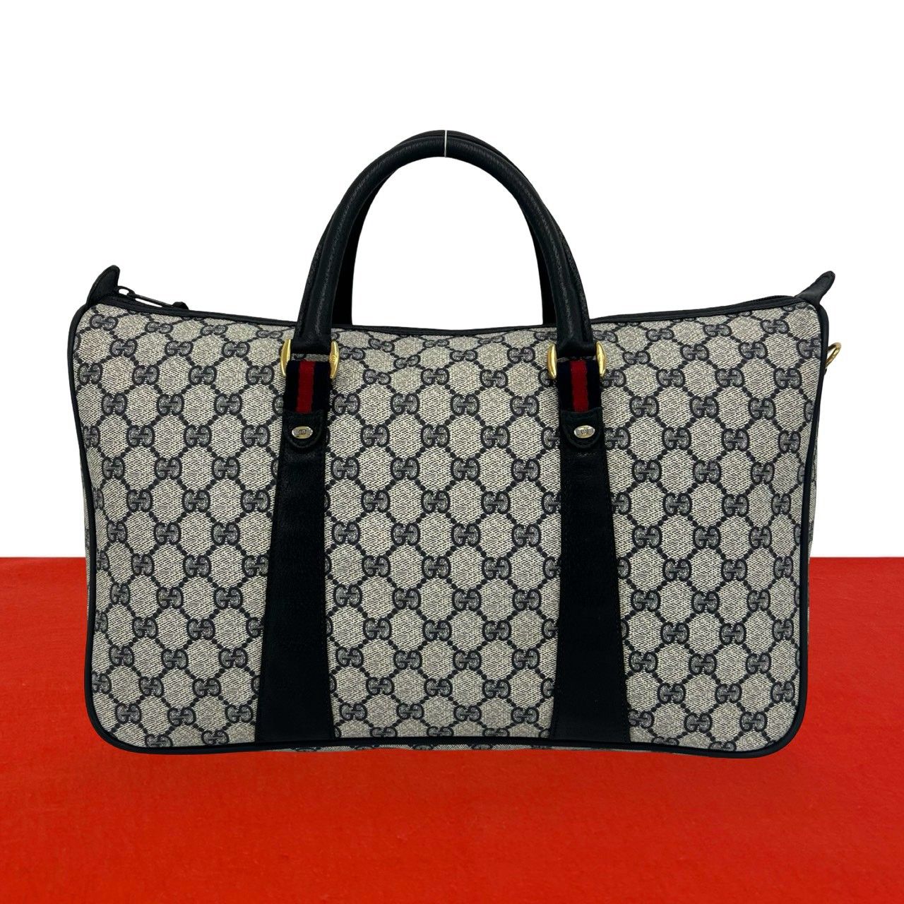 極 美品 GUCCI グッチ オールドグッチ ヴィンテージ シェリーライン GG