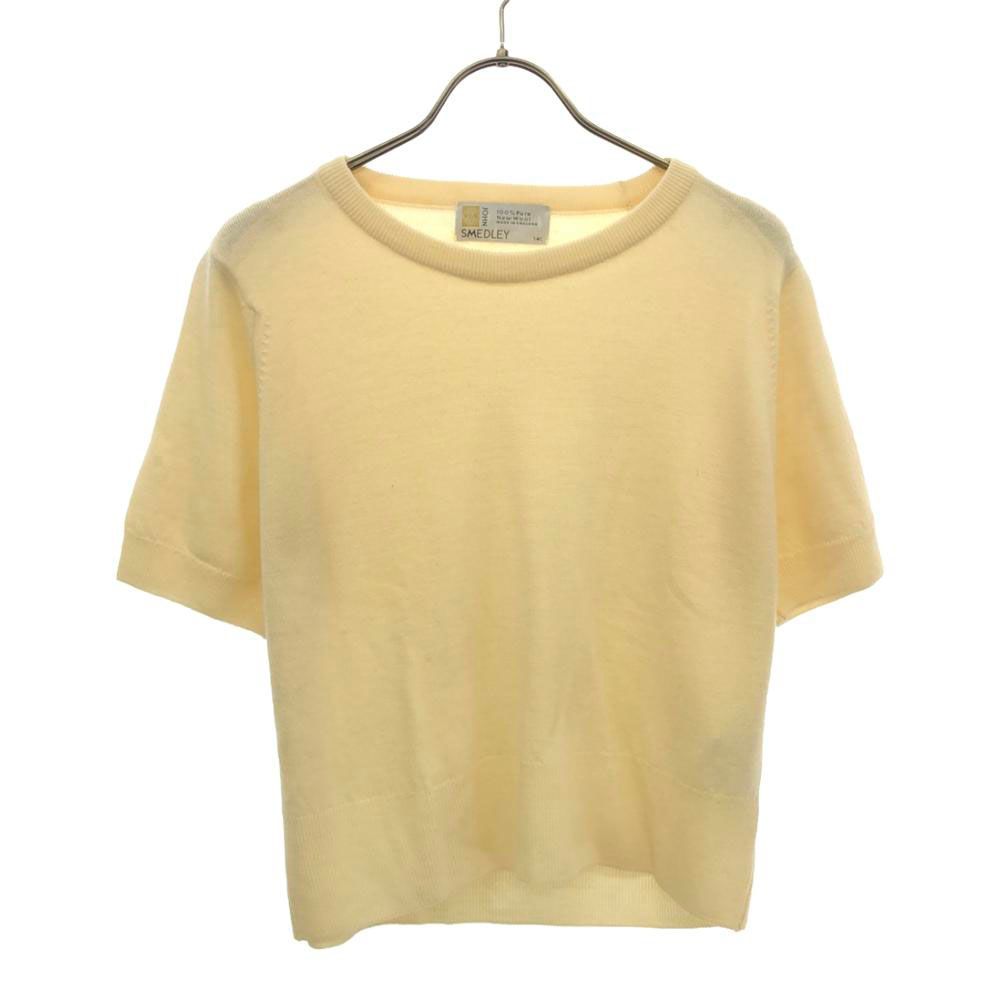 JOHN SMEDLEY ジョンスメドレー 英国製 ウール100% 半袖 セーター SML