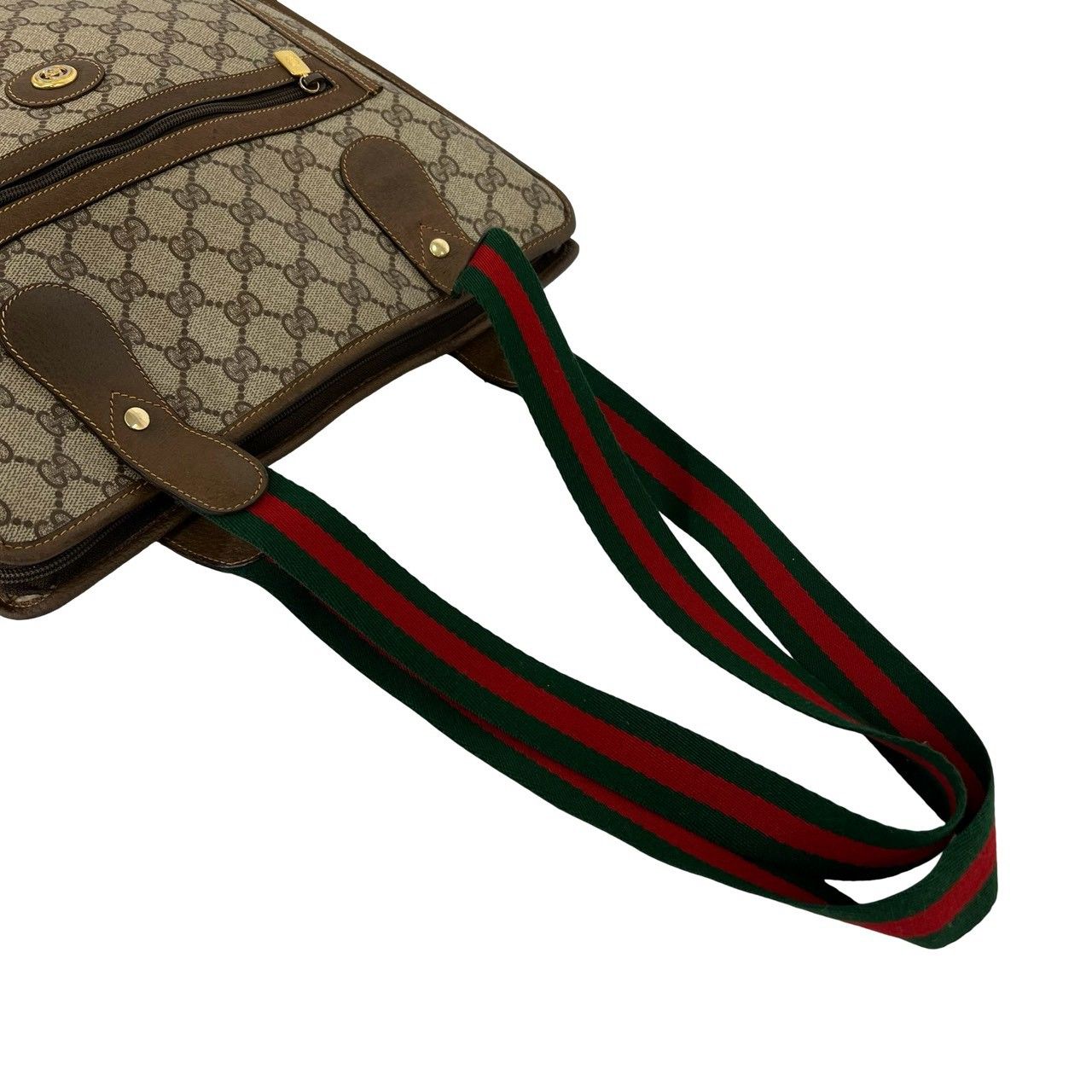 極 美品 GUCCI グッチ オールドグッチ ヴィンテージ シェリーライン GG