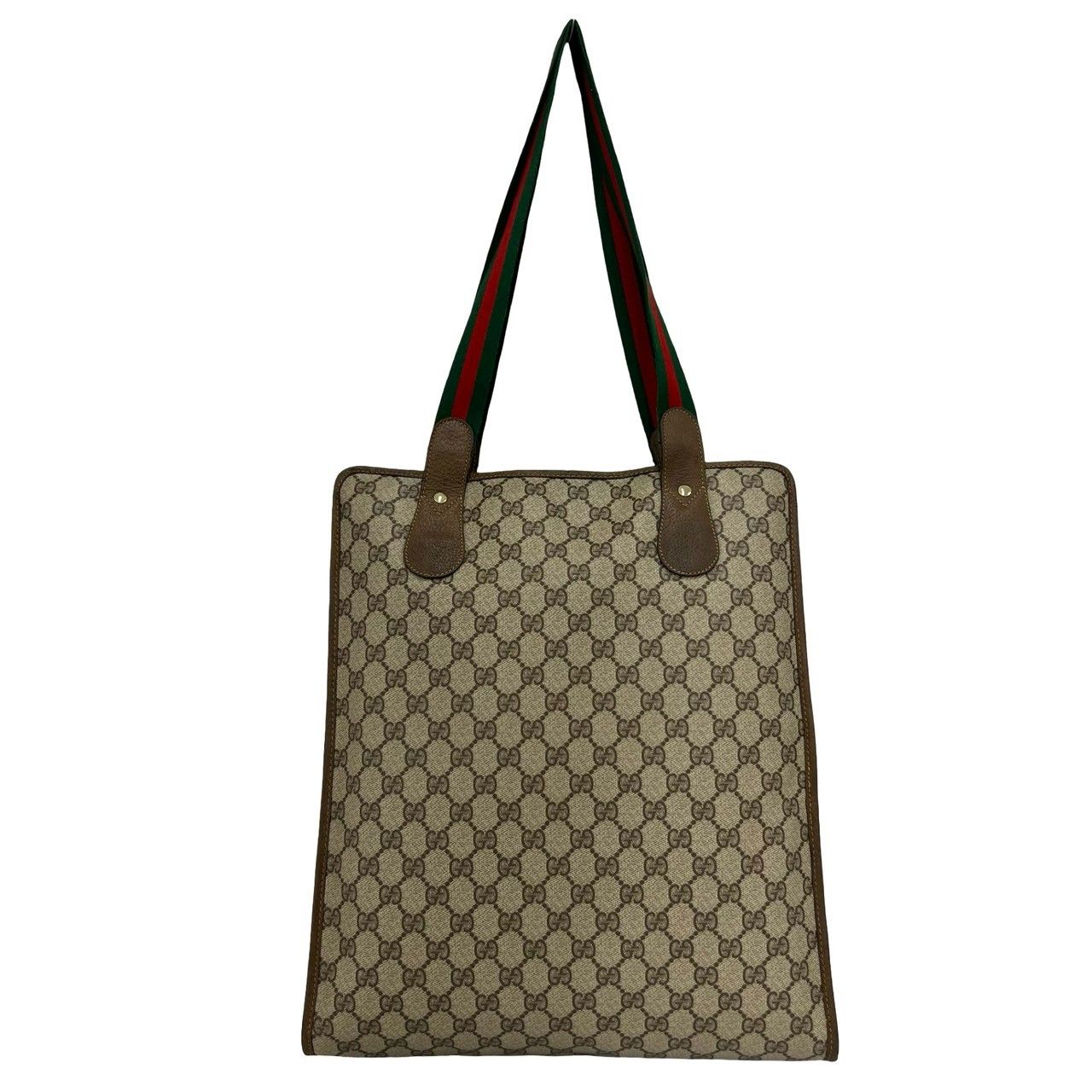 GUCCIトートバッグ シェリーライン 極 美品 GUCCI グッチ オールドグッチ ヴィンテージ シェリーライン GG