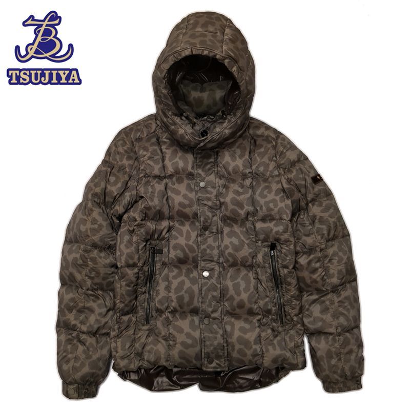 中古AB TATRAS タトラス ダウンジャケット レオパードカモ フード