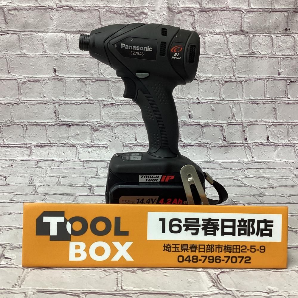 【中古】Panasonic/パナソニック EZ7546 14.4V充電インパクトドライバ バッテリー1個付 【201】 8,990円
