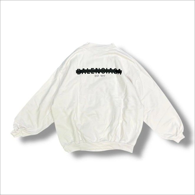 国内正規 BALENCIAGA Strike Oversized Sweatshirt ストライクオーバーサイズスウェットシャツ トレーナー バレンシアガ 699242 TMVH2 ピンク L （409G）