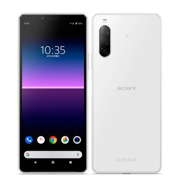 SONY xperia 10ⅱ A001SO ホワイト simフリー 美品 中古】 A001SO Xperia 10 II ホワイト SIMフリー 本体 ワイモバイル