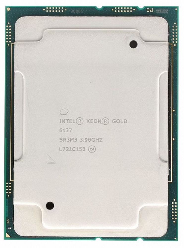 Intel Xeon Gold 6137 SR3M3 8C 3.9GHz to 4.1GHz LGA3647 24.75MB 205W DDR4-2666