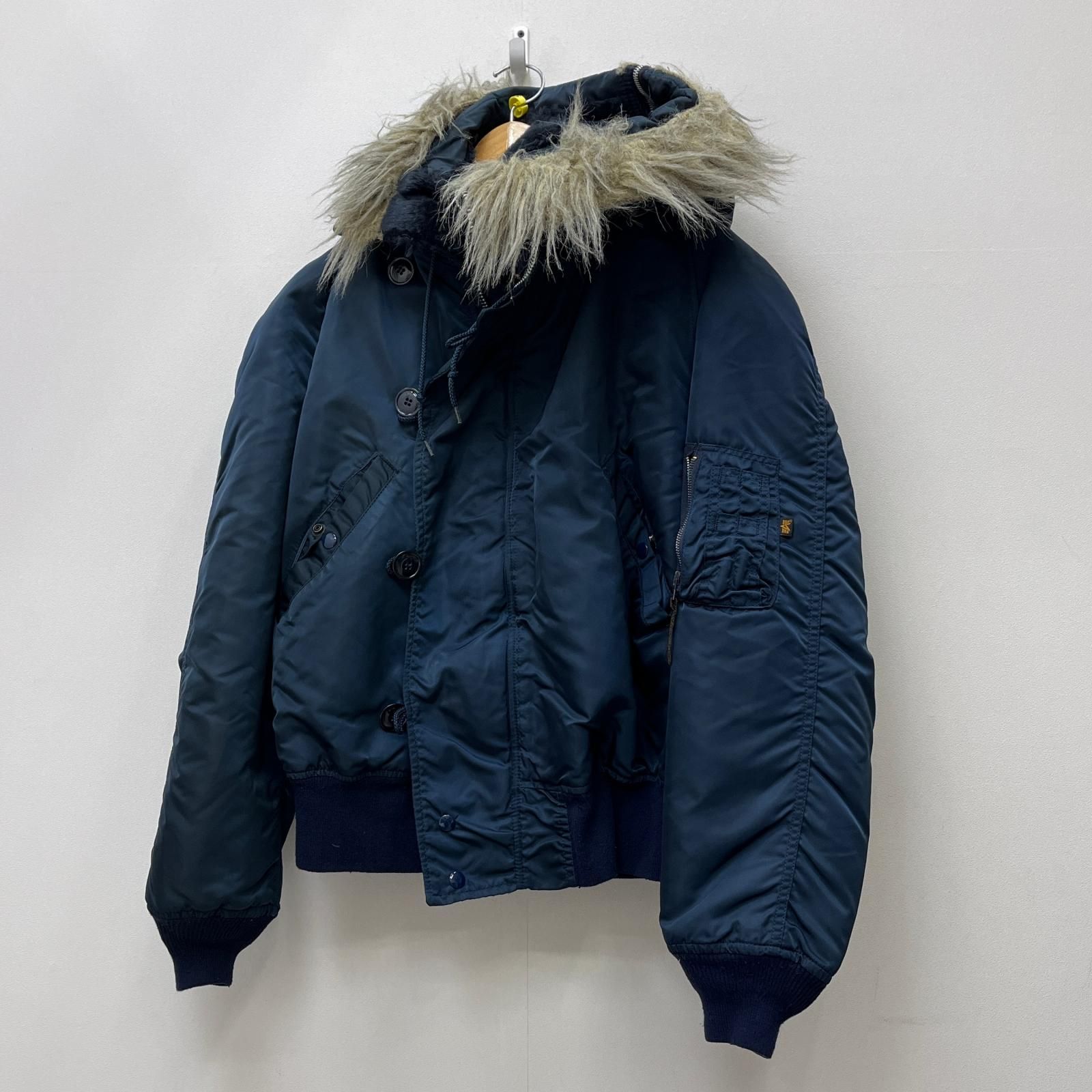 【加古川店】 中古 ALPHA | アルファ ミリタリーコート N-2B MIL-J-6278F ネイビー サイズ：M 【93】 15,696円