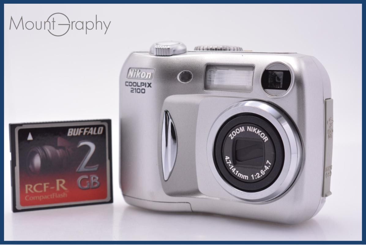 [Operation Guarantee] Nikon COOLPIX 2100 AA Battery Specification Memory Card Included Free #my313