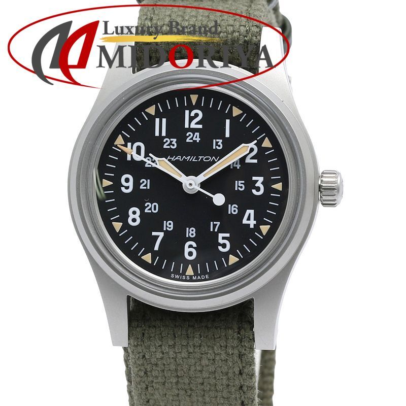 HAMILTON ハミルトン カーキフィールド メカ H69399930 H693990【中古】 腕時計 メンズ ステンレススチールxキャンバス/130558