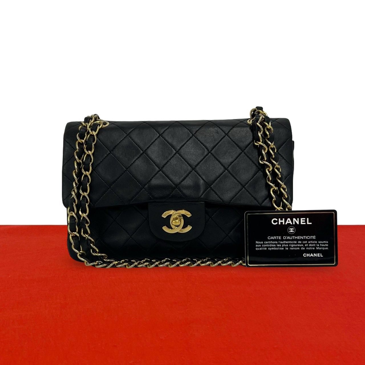 極 美品 カード シール有 2番台 CHANEL シャネル マトラッセ ココ