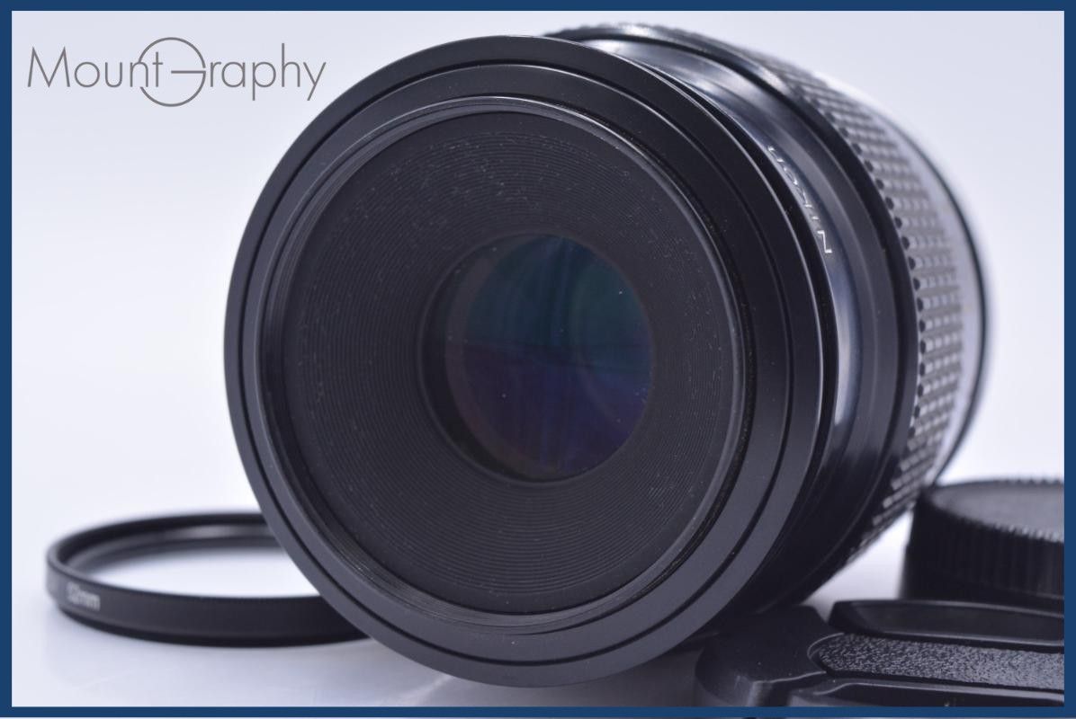 [작동 보증] 니콘 니콘 마이크로-니코르 105mm F4 비 AI 전면 및 후면 캡 및 렌즈 필터 포함 무료 #my661