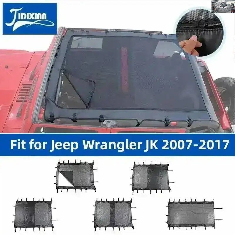 ジープ ラングラー JK 4ドア 2007-2017用 カーレザー ソフトトップ 日