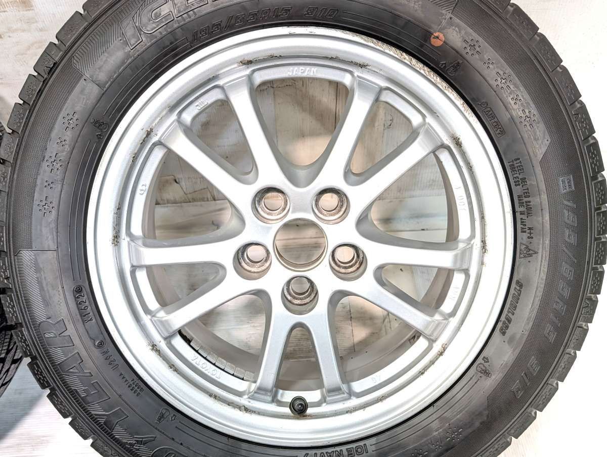 195/65R15 グッドイヤー アイスナビ 7 トヨタ純正 15x6.5 40 100-5穴 