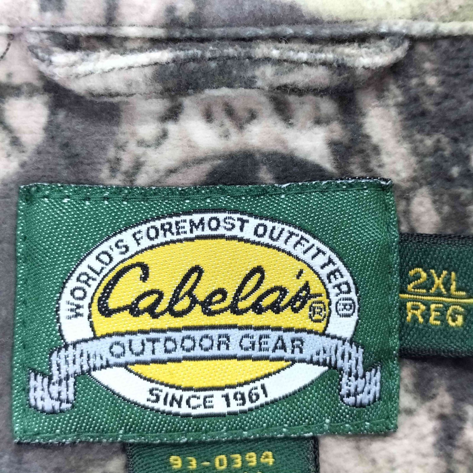 カベラス Cabelas リアルツリー ジップアップブルゾンン メンズ 2XL