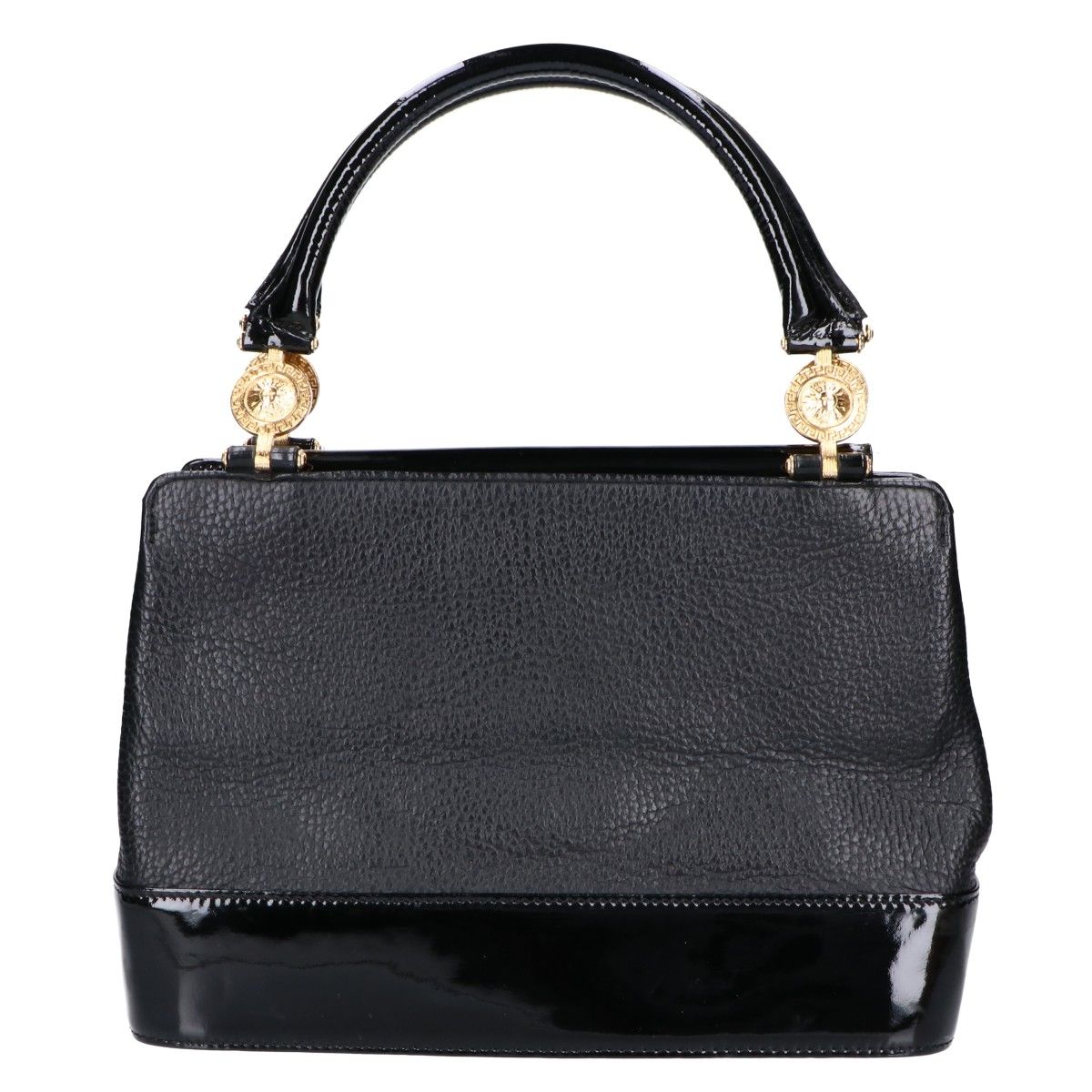 GIANNI VERSACE ジャンニ ヴェルサーチ サンバースト レザー/パテント